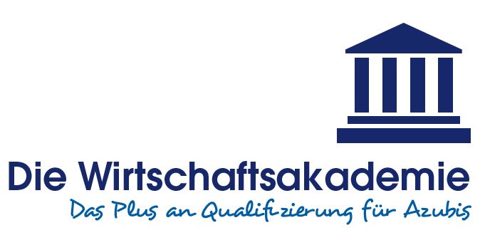 Logo der Wirtschaftsakademie Bayreuth, das Plus an Qualifizierung für Azubis
