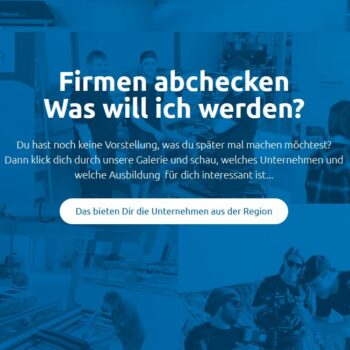 Screenshot: Firmen abchecken - ein Modul der Webseite www.Stay-in-Bayreuth.de