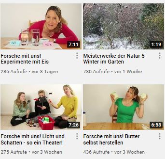 Screenshot des Youtube Kanals der GUB e.V.