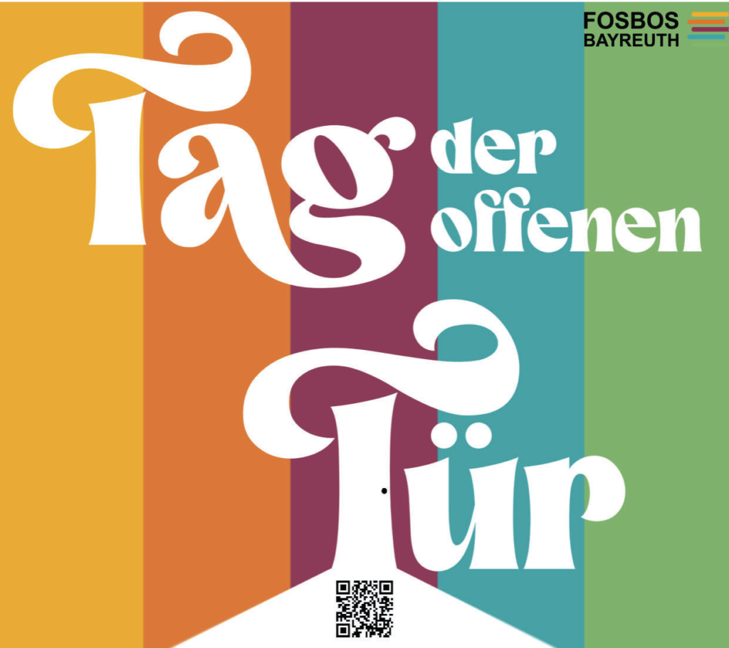 Plakat Tag der offenen Tür FOSBOS Bayreuth, Samstag, 3. März 2024